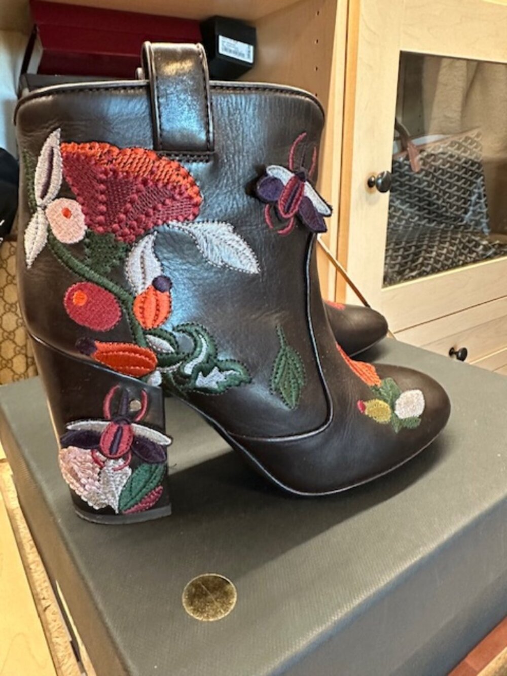 Laurence Dacade Dark Brown Size 7.5B Western Boots